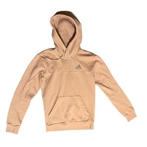 ADIDAS men pull over hoodie, color: light brown